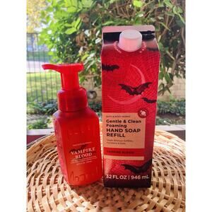 Bath & Body Works X2 Halloween Vampire Blood Foaming Hand Soap Refill & Pump